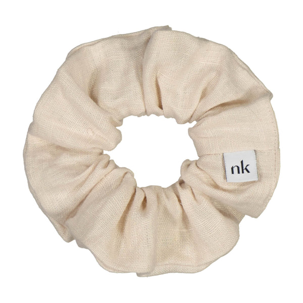 Linen Scrunchie Sandshell