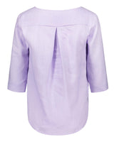 Classic Linen Blouse, Lupine