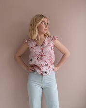 Sofia Top, Rose Lily