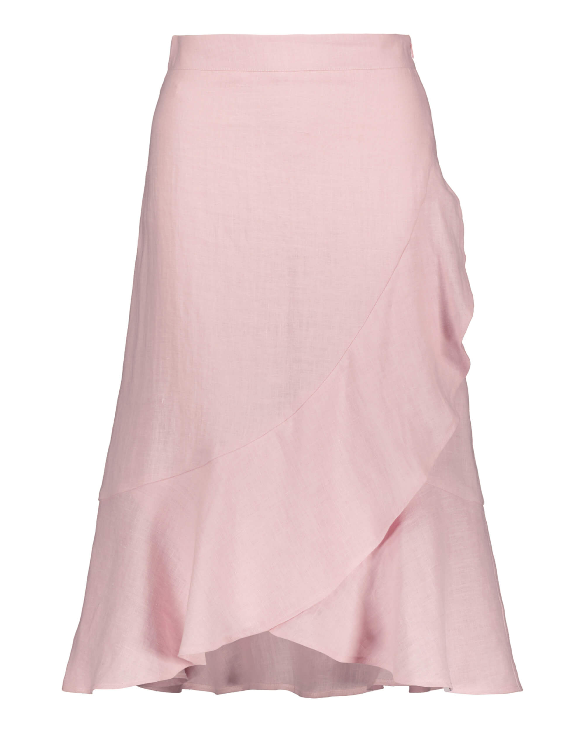 Pellava Ruffle Skirt, Rosewater