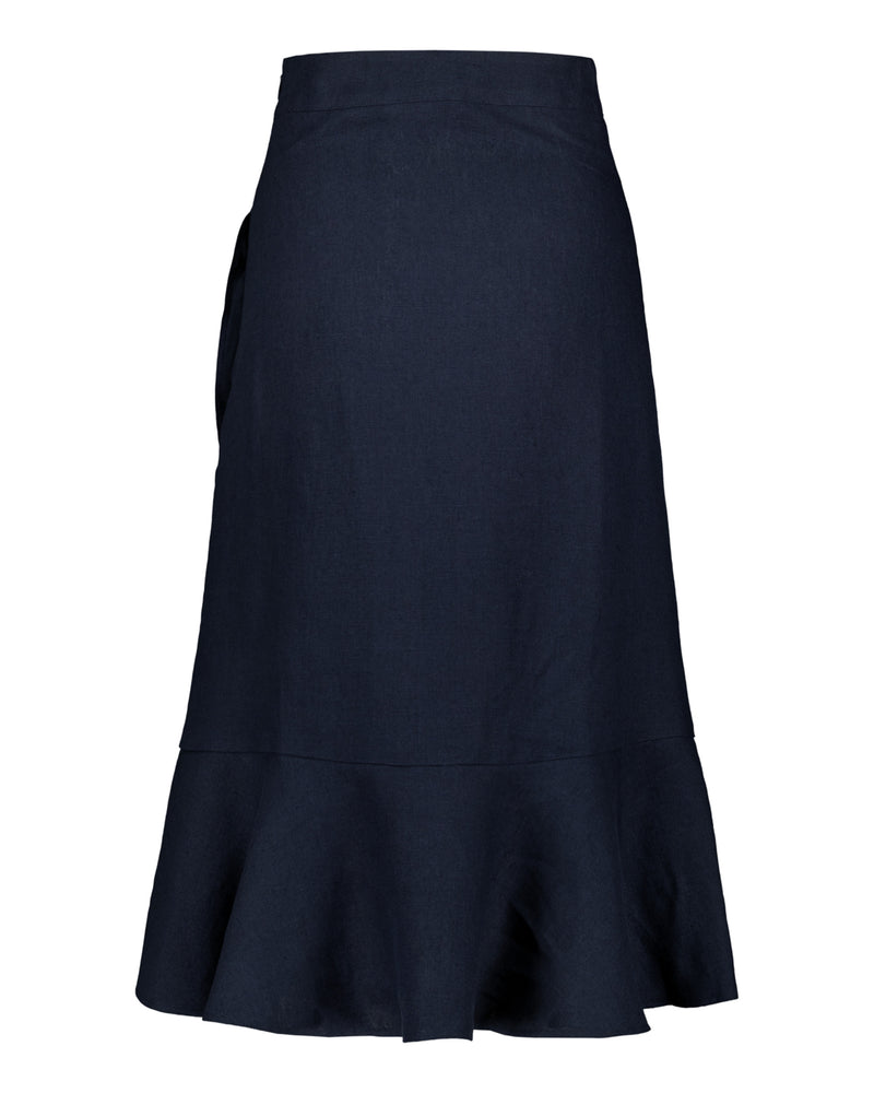 Pellava Ruffle Skirt, Night Sky