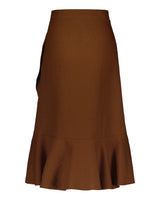 Pellava Ruffle Skirt, Tiramisu