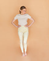 Casual Chic Print Pants, Safari Sand