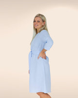 Classic Linen Dress, Sky Blue