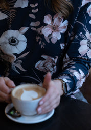 Lässiges, schickes Print-Shirt, Midnight Lily