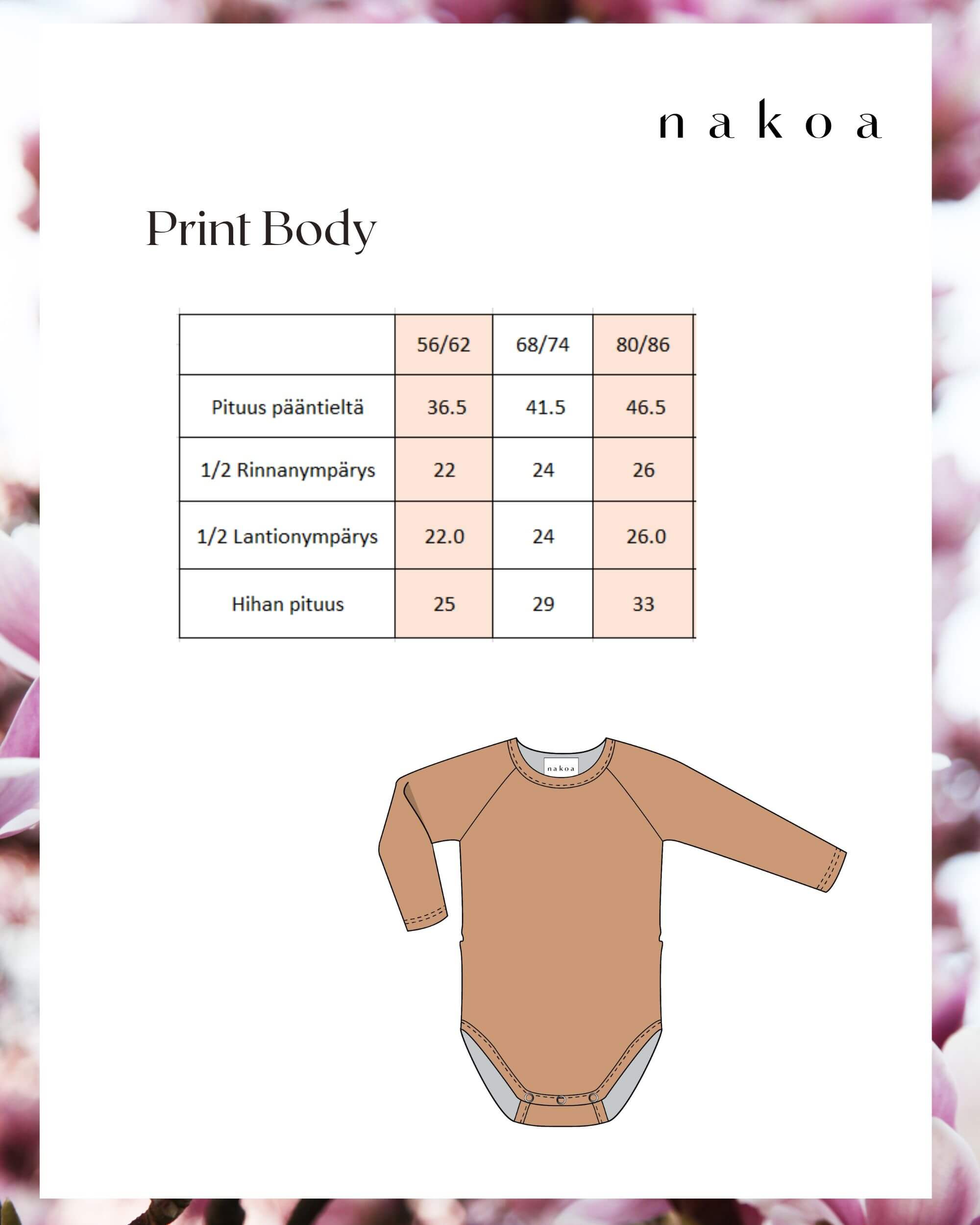 Print Body, Tiger Blossom