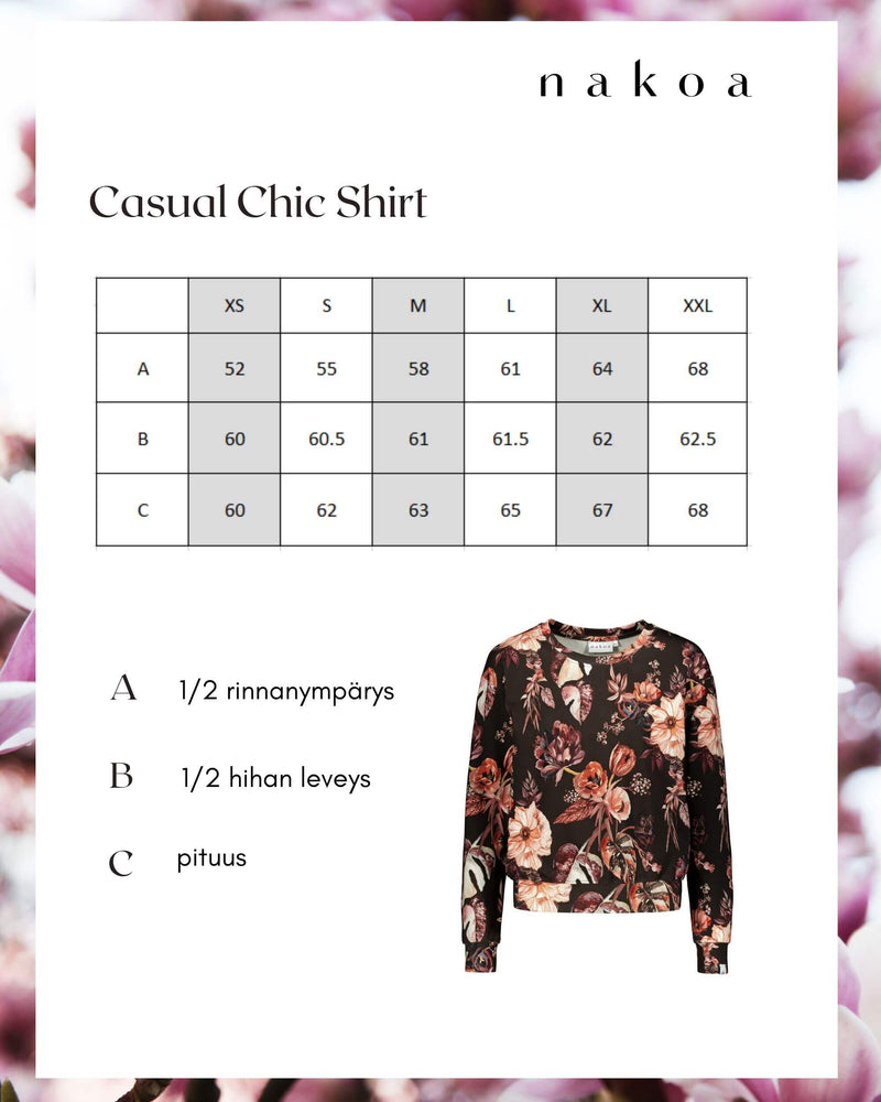 Casual Chic Print Shirt, Harvest Poppies