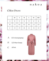 Chloe Linen Dress, Old Rose