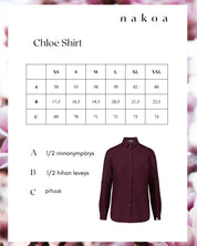 Chloe Linen shirt, Night Sky
