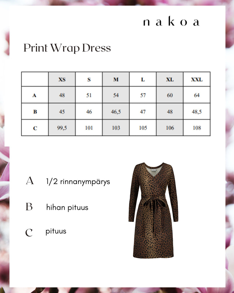 Print Wrap Dress, Coco Leo