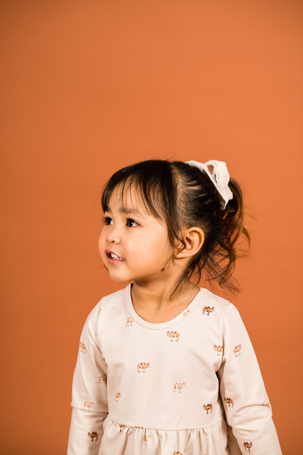 Linen Scrunchie Sandshell