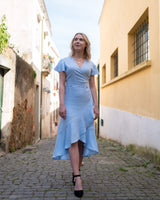 Annika Dress, Sky Blue