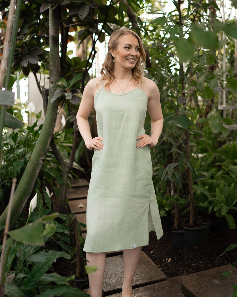 Nora Midi Dress, Paradise Green
