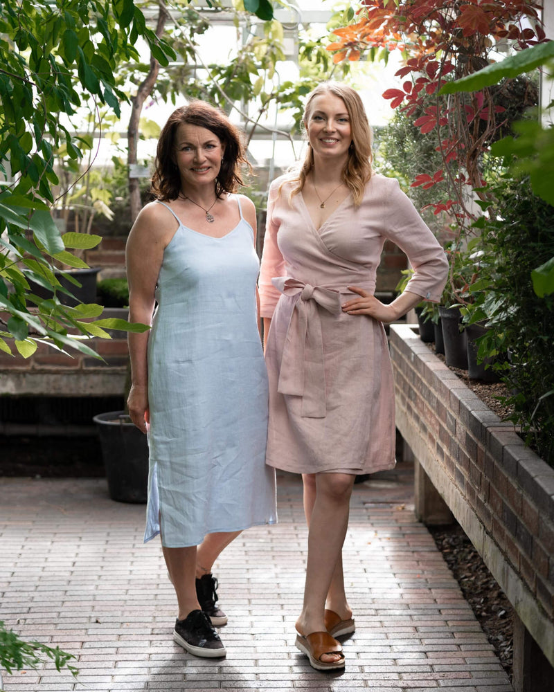 Nora Midi Dress, Sky Blue