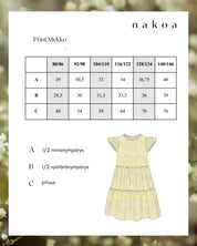 Bedrucktes Kleid, Safari-Sand