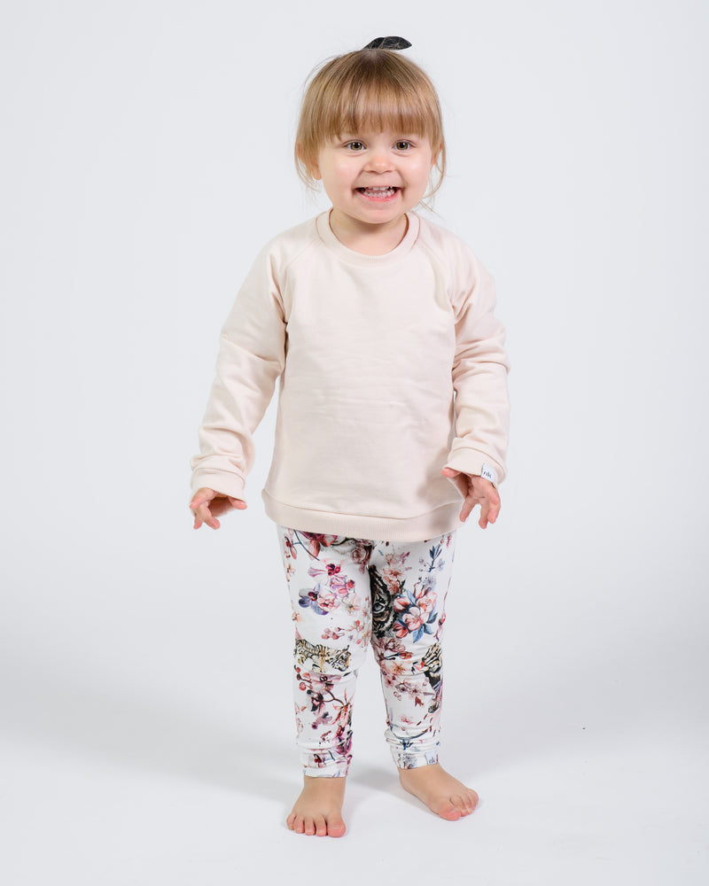 Print Leggings, Tiger Blossom