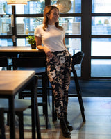 Casual Chic Print Pants. Midnight Lily