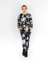 Casual Chic Print Pants. Midnight Lily