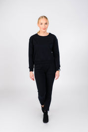 Lässige, schicke Hose, Schwarz