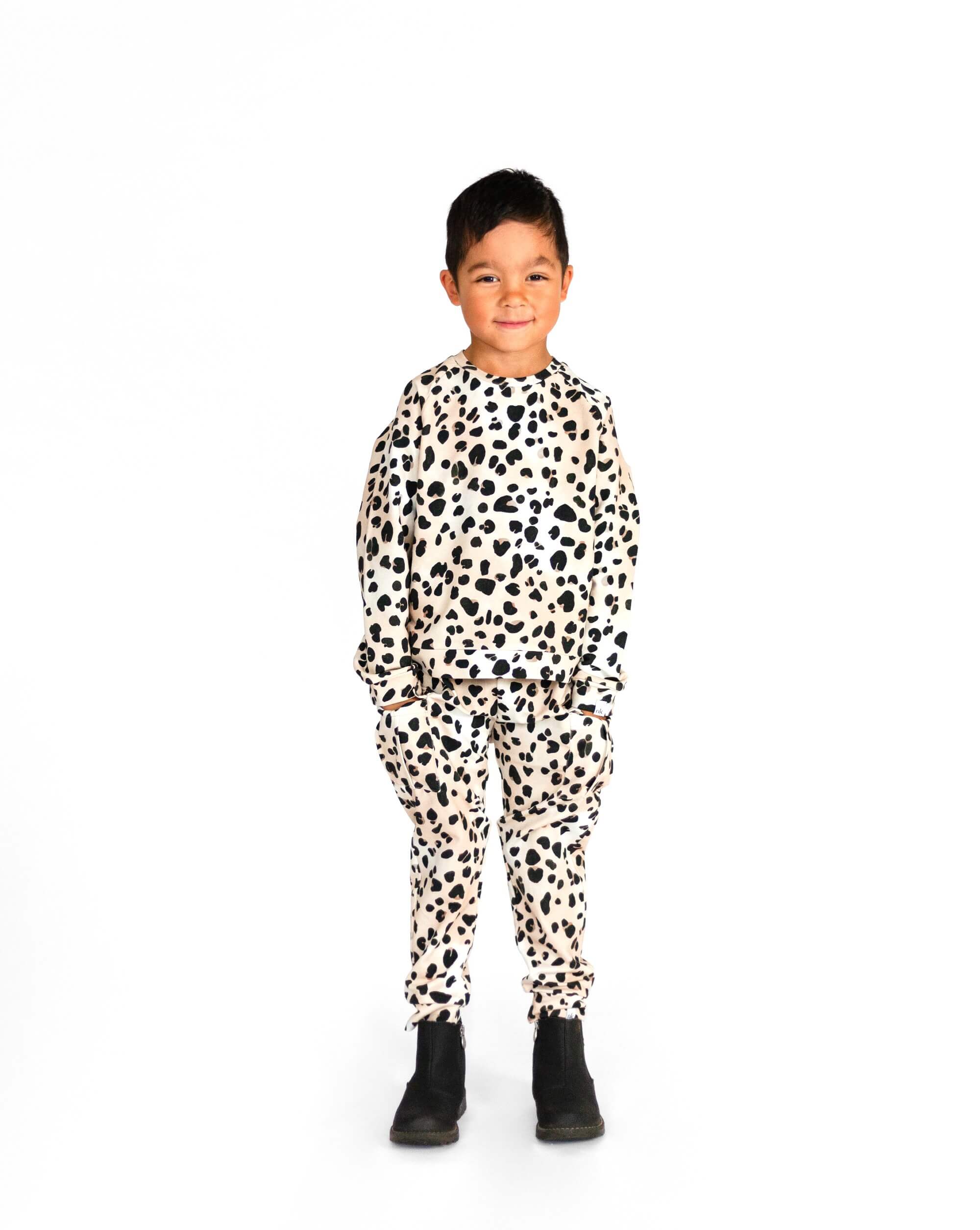 Comfy Cargo Print Pants, Leopard