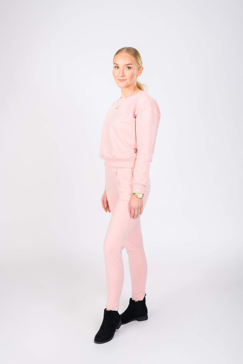 Casual Chic Pants, Dusty Pink