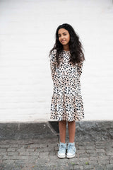 Kid's Print Layered Dress, Leopard