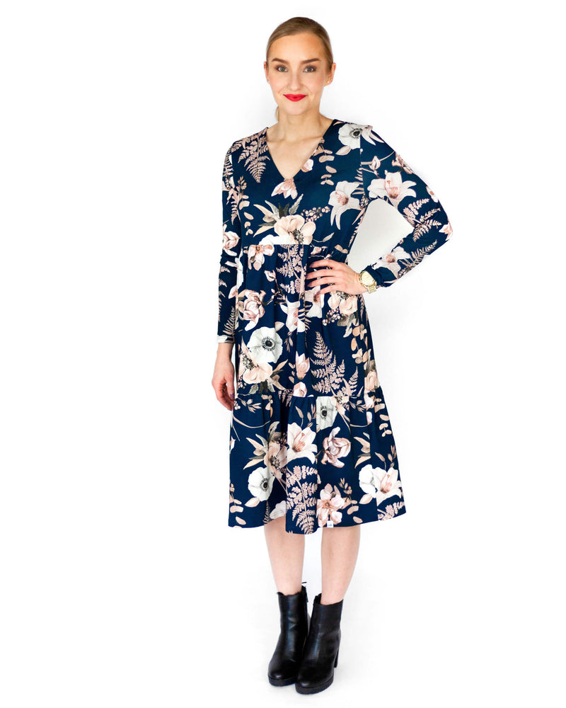 Print Kerrosmekko, Midnight Lily