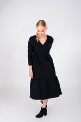 Layered dress, Black