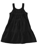 Kid's Layered Dress, Black 