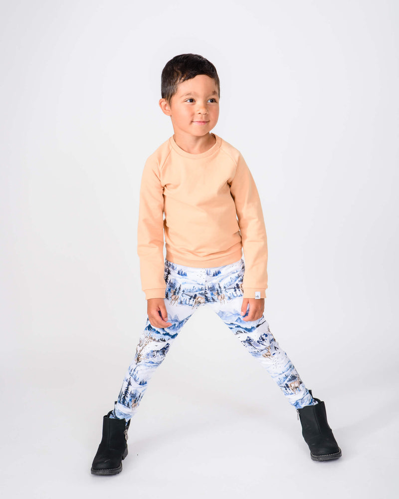 Print Leggings, Misty Mountains