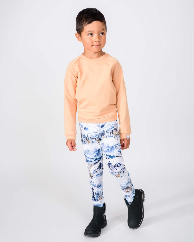 Print Leggings, Misty Mountains