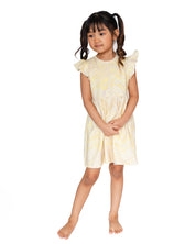 Bedrucktes Kleid, Safari-Sand