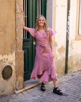 Annika Dress, Old Rose
